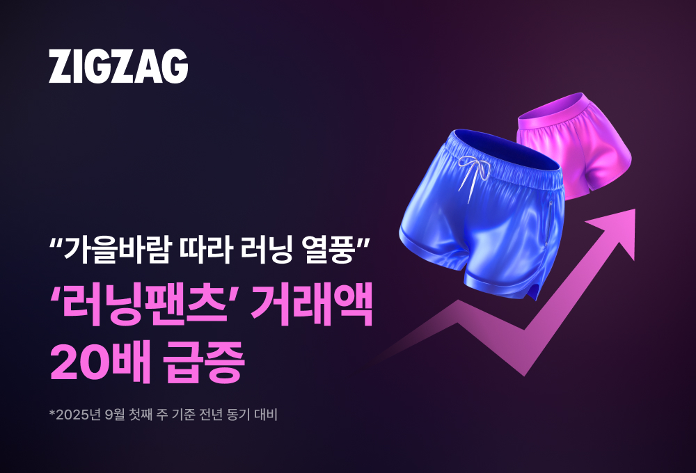 [250916] 카카오스타일 보도자료_지그재그, '러닝 팬츠' 거래액 20배 급증.jpg